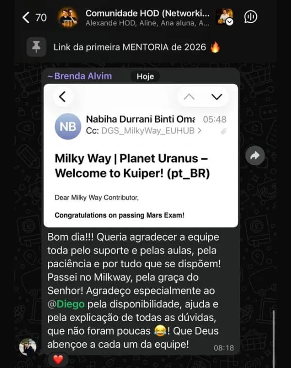 Relato de participante do Home Office Digital