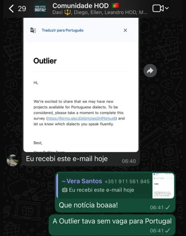 Relato de participante do Home Office Digital