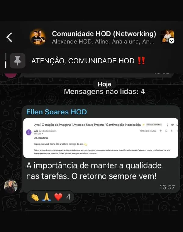 Relato de participante do Home Office Digital